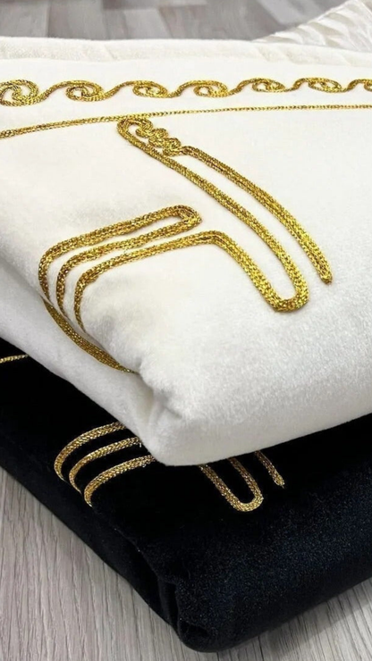 Premium Kalpli Seccade İşlemeli Kabartmalı